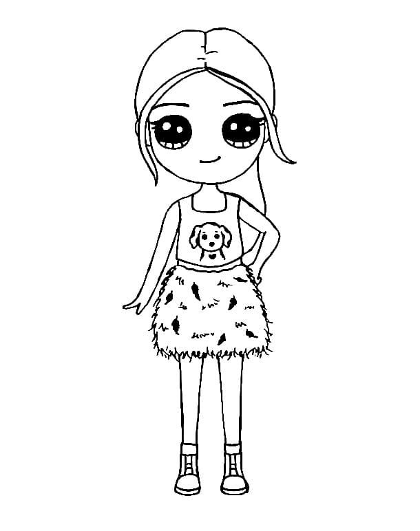 Chibi Blackpink Rose Coloring Game Chibi Blackpink Rose
