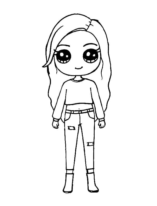 Chibi Jisoo Blackpink Coloring Game Chibi Jisoo Blackpink