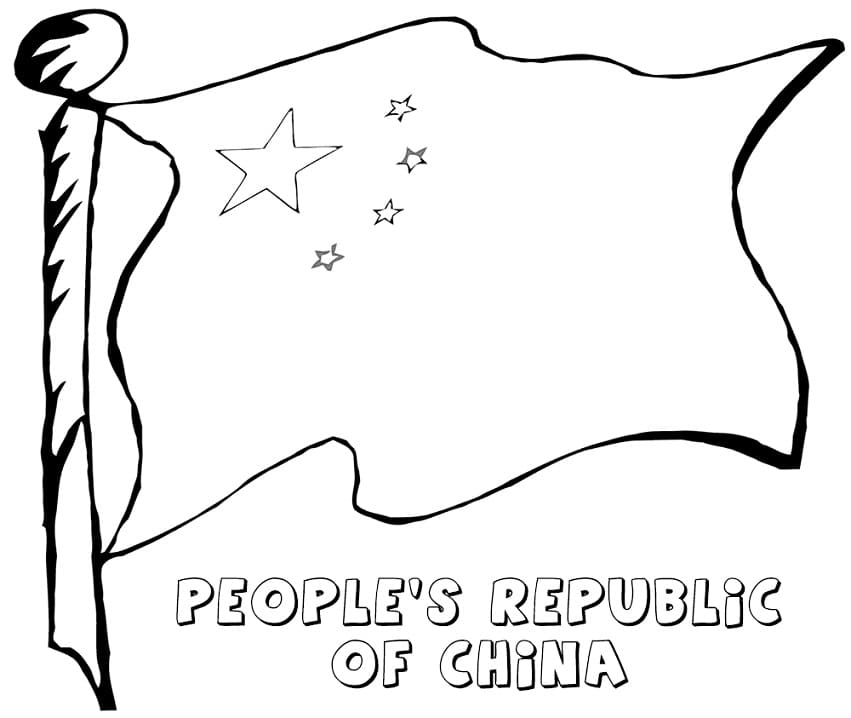 China Flag 4 Coloring Game China Flag 4
