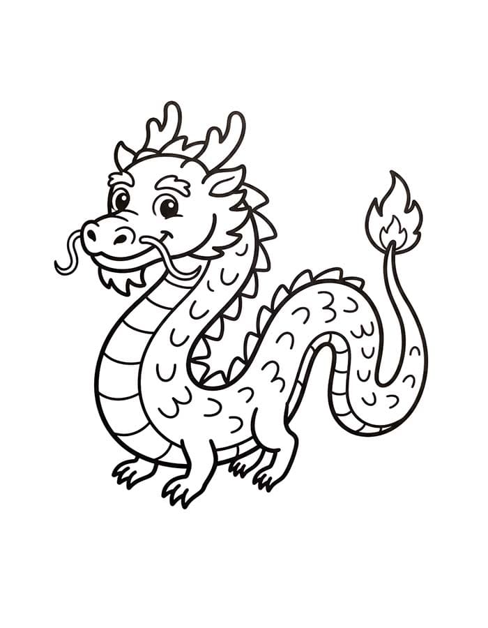Chinese Dragon Printable