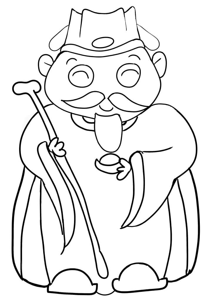 Chinese Wise Man Coloring Game Chinese Wise Man