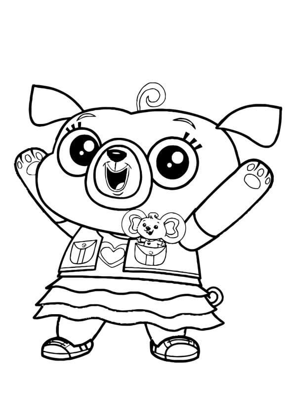 Chip Pug Coloring Game Chip Pug