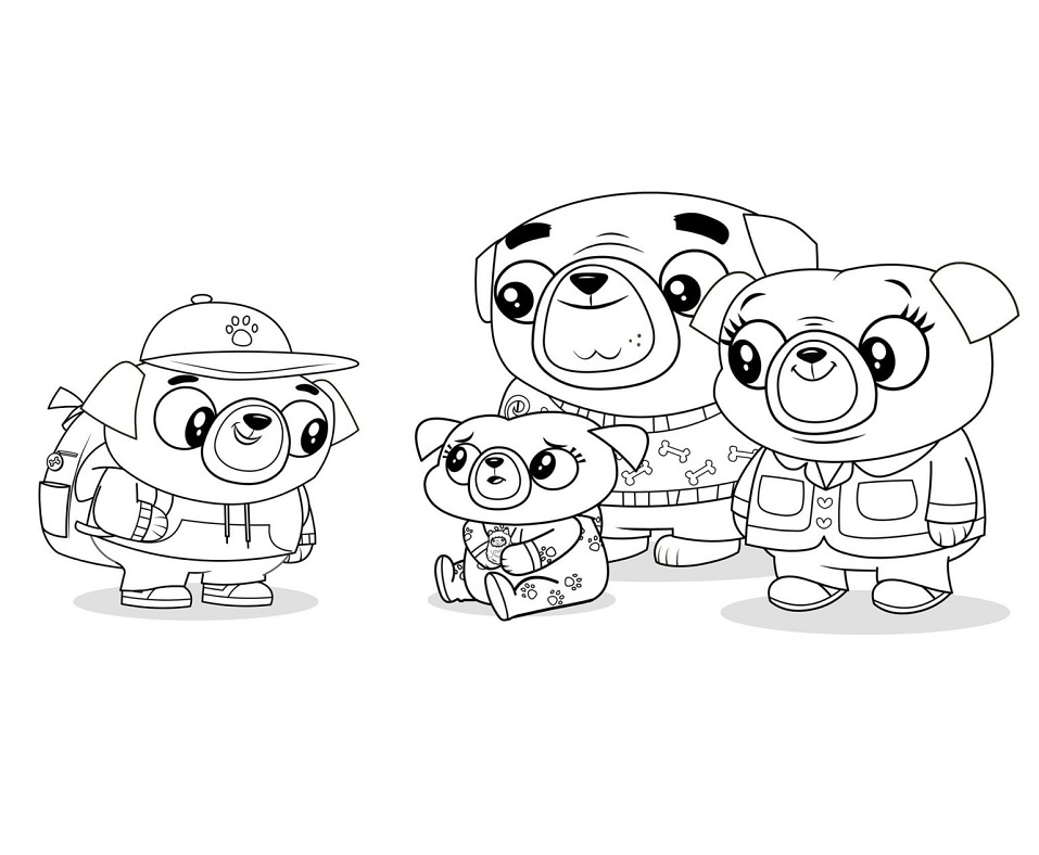 Chip and Potato 1 Coloring Game Chip and Potato 1