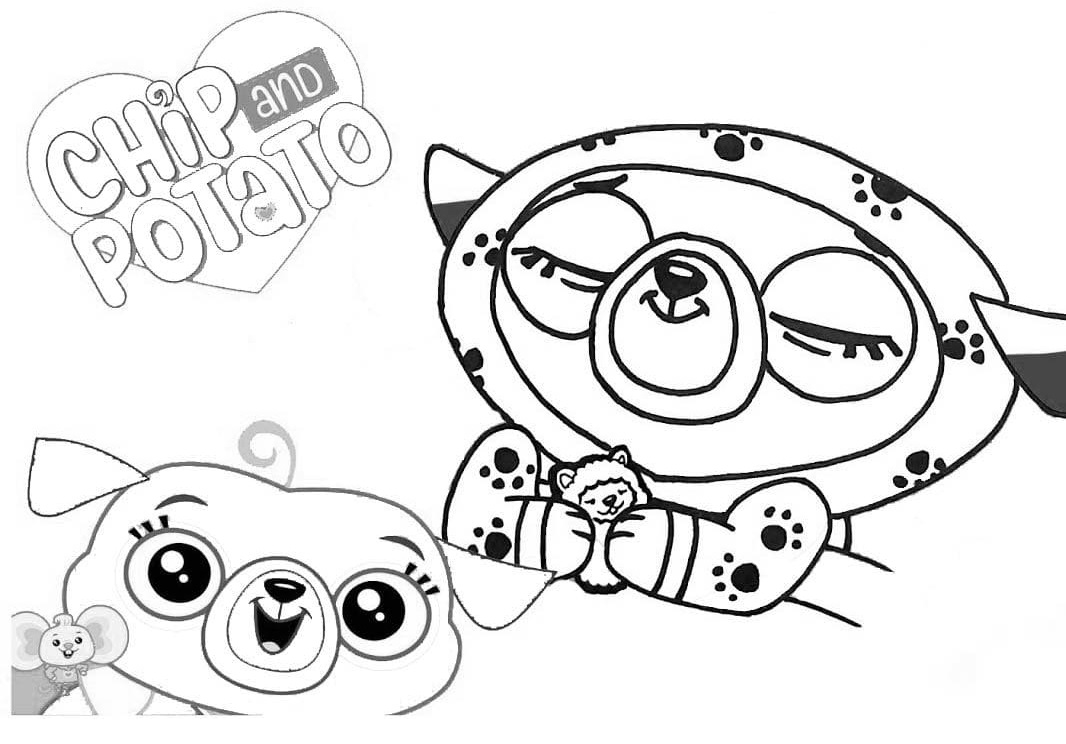 Chip and Potato 3 Coloring Game Chip and Potato 3