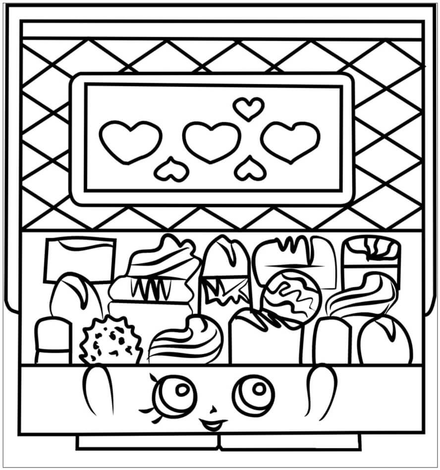 Chocky Box Shopkins Coloring Game Chocky Box Shopkins