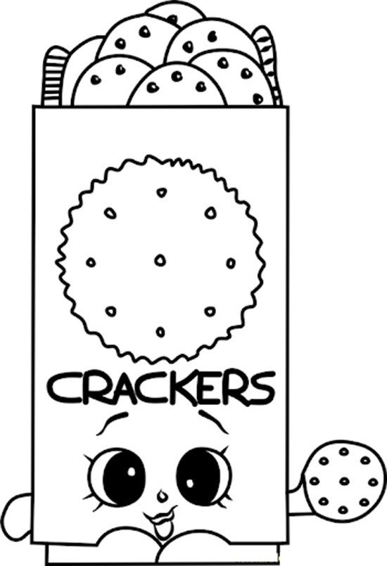 Chris P Crackers Shopkins Coloring Game Chris P Crackers Shopkins