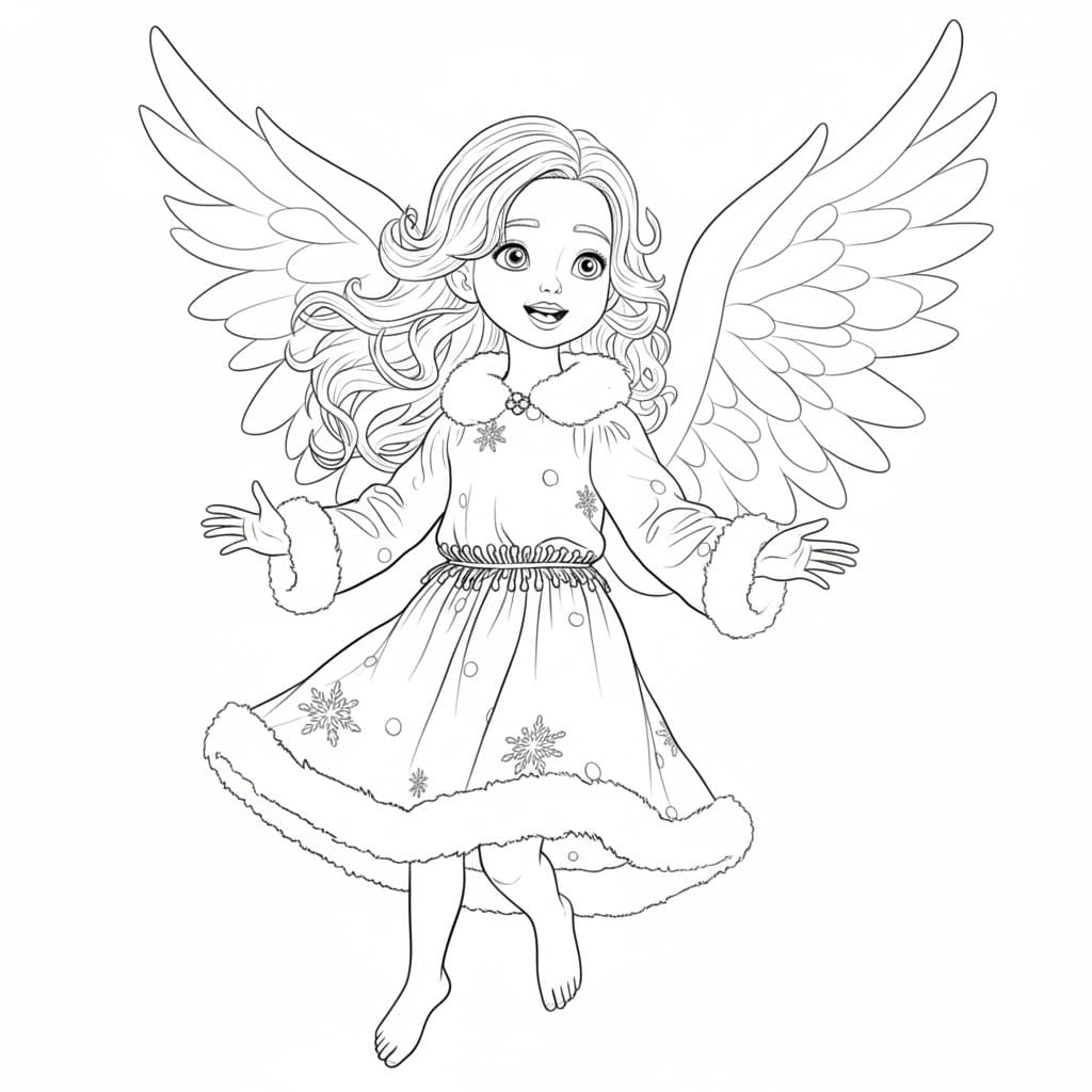 Christmas Angel Smile