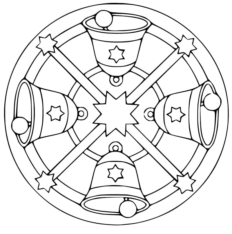 Christmas Bells Mandala