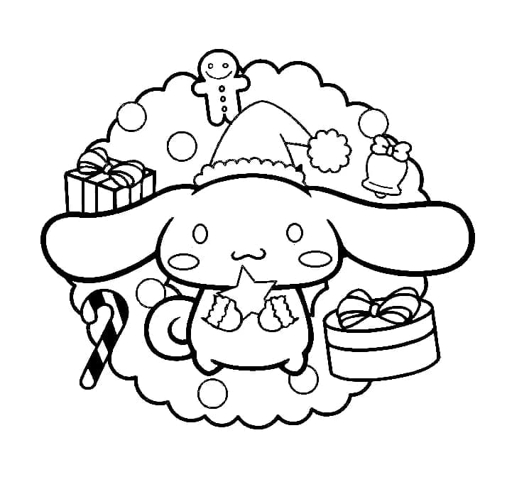 Christmas Cinnamoroll Coloring Game Christmas Cinnamoroll