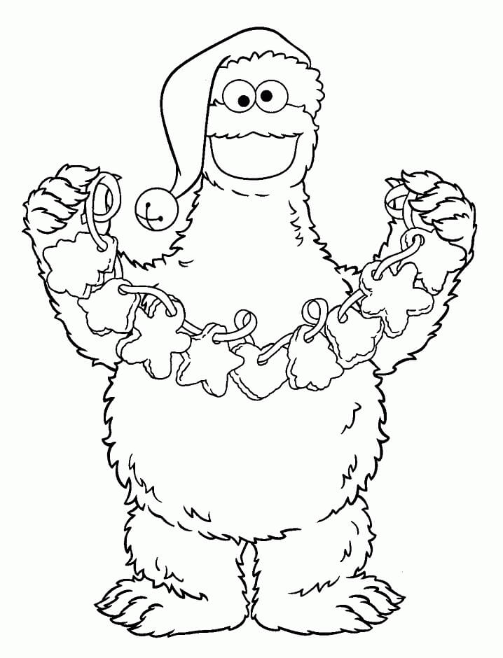 Christmas Cookie Monster