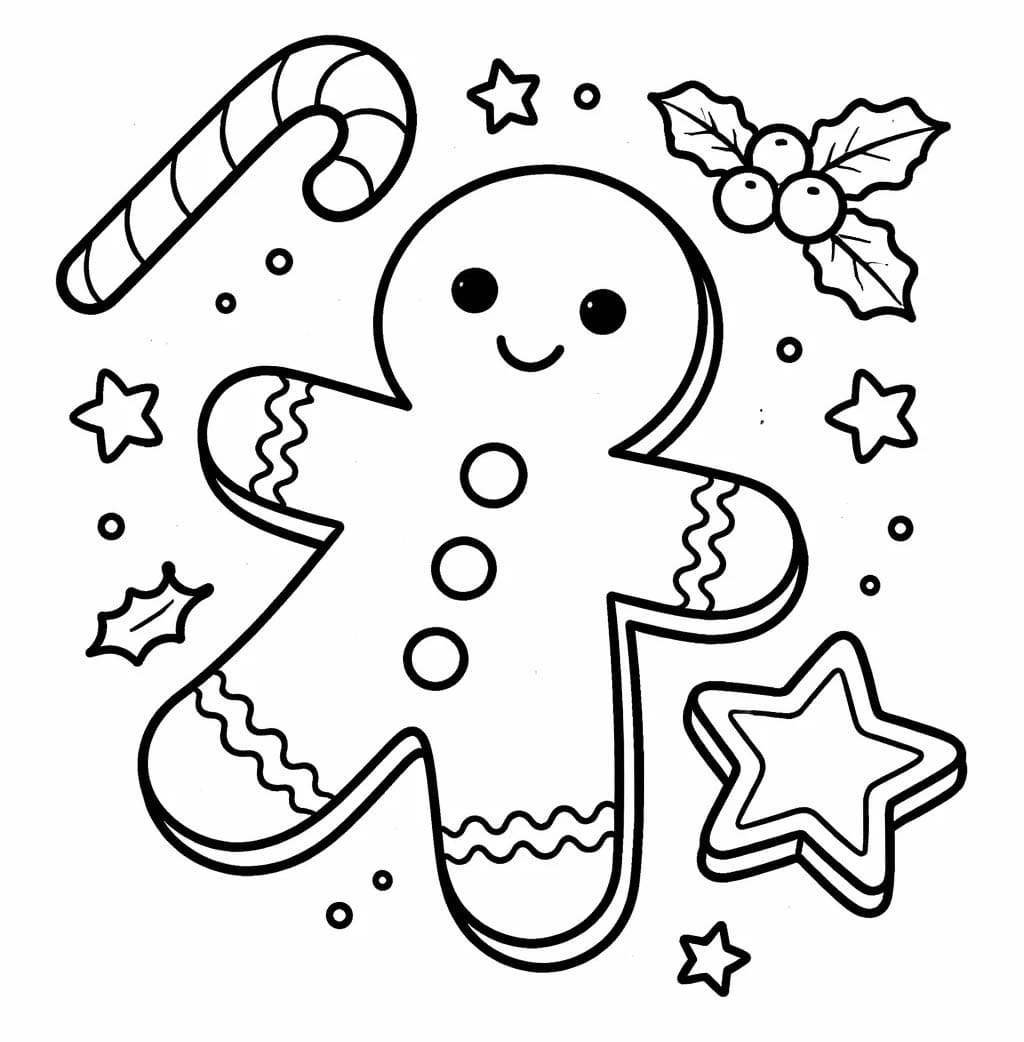 Christmas Cookie Printable for kids