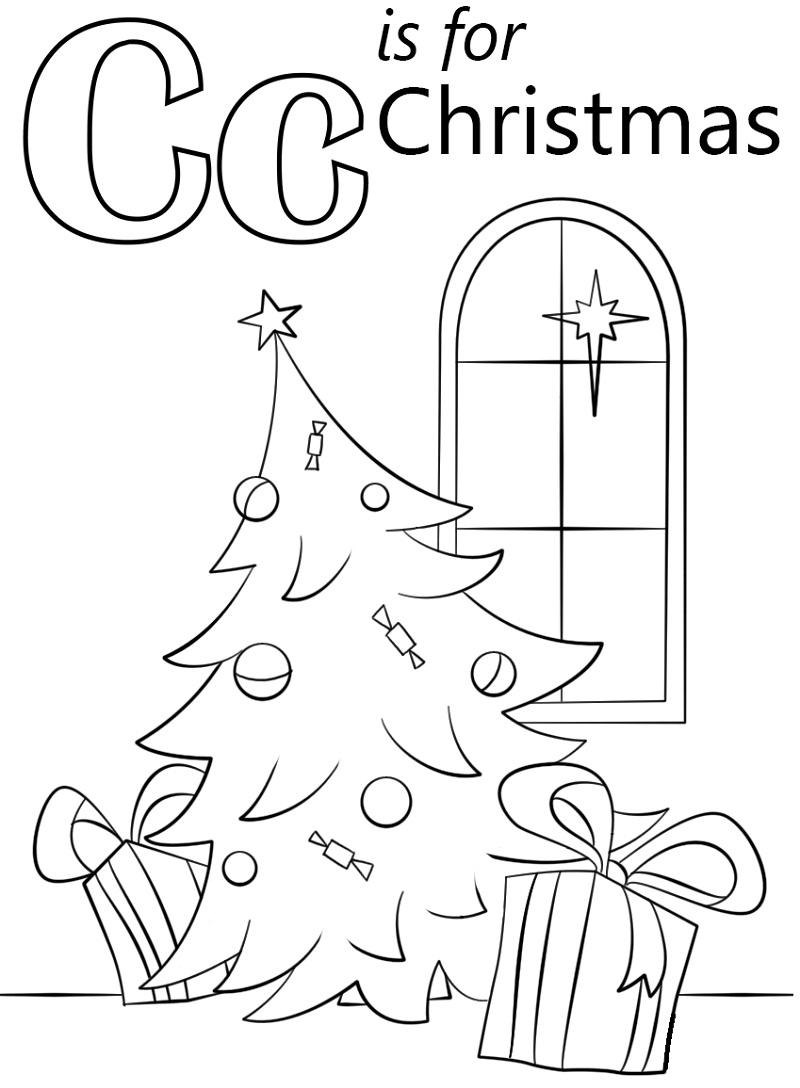 Christmas Letter C