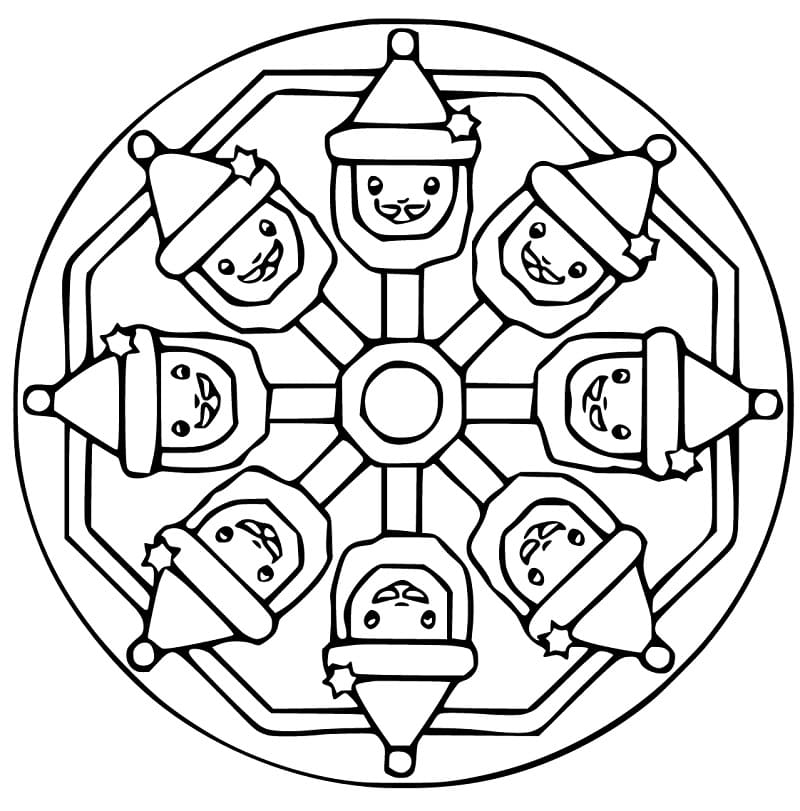 Christmas Mandala 13