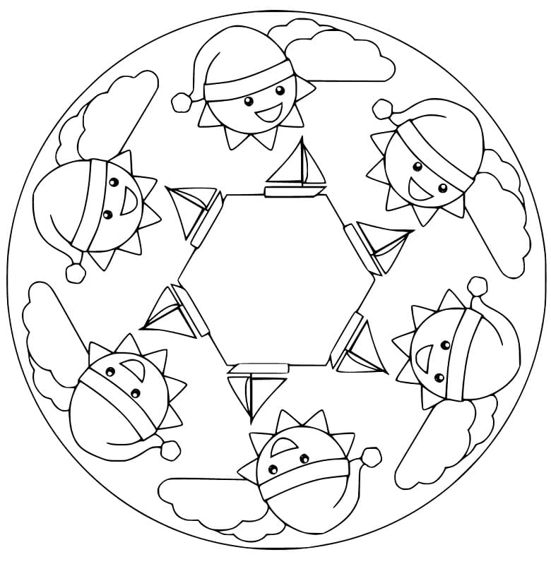 Christmas Mandala 14