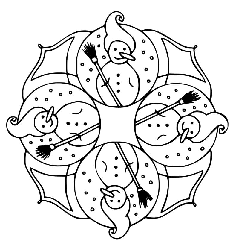 Christmas Mandala 15