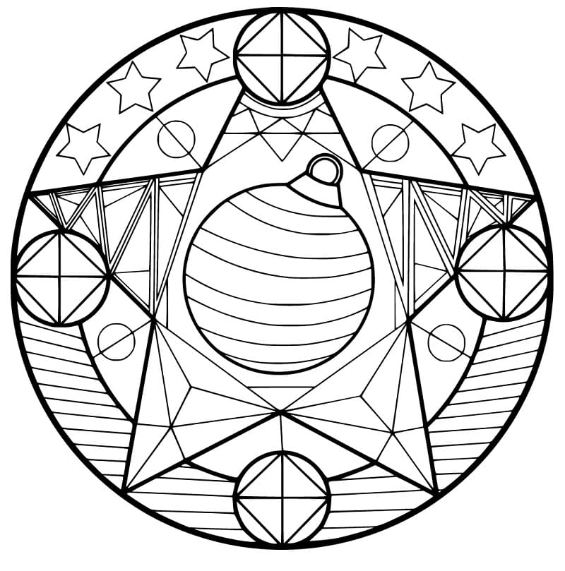 Christmas Mandala 16