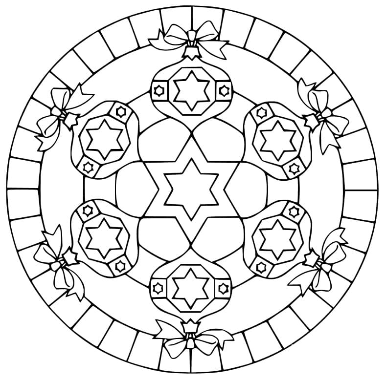 Christmas Mandala 18