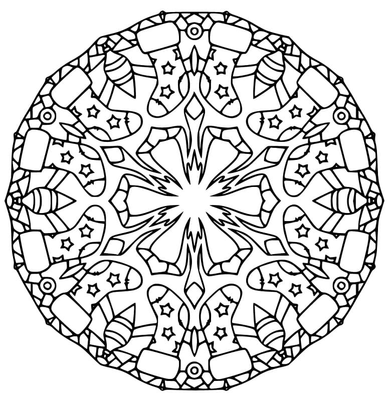 Christmas Mandala 26
