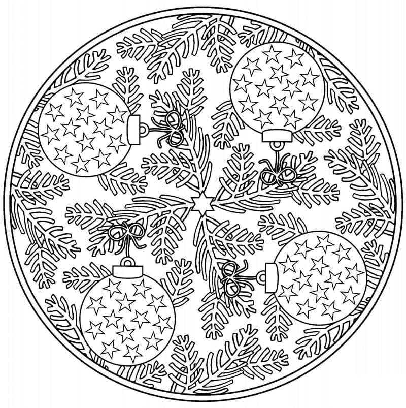 Christmas Mandala 8