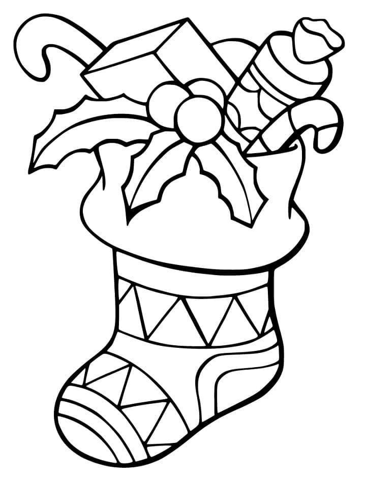Christmas Stocking 13 Coloring Game Christmas Stocking 13