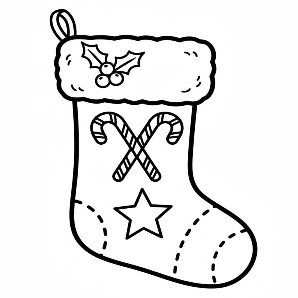 Christmas Stocking free printable