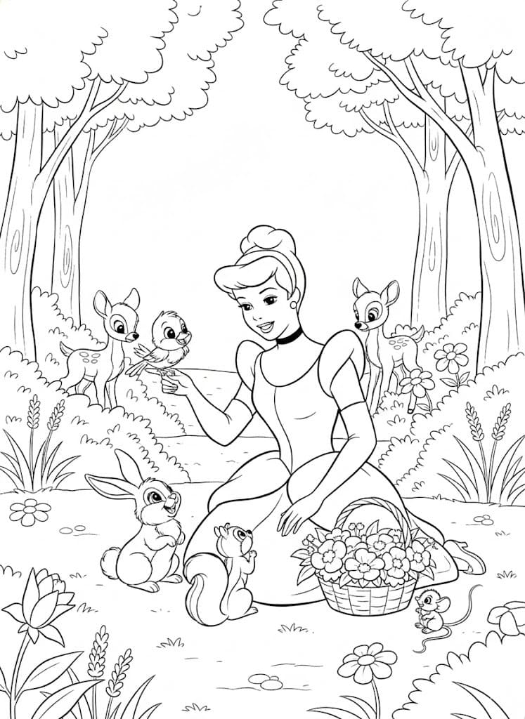 Cinderella in the forest