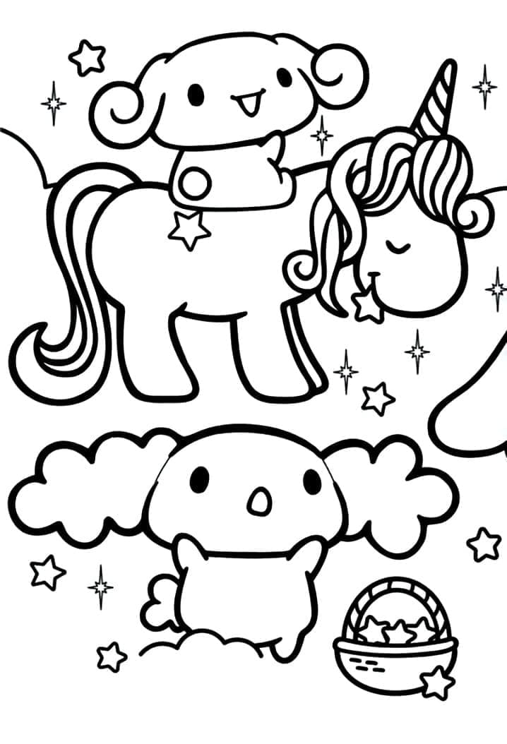 Cinnamoroll coloring games coloringgames net