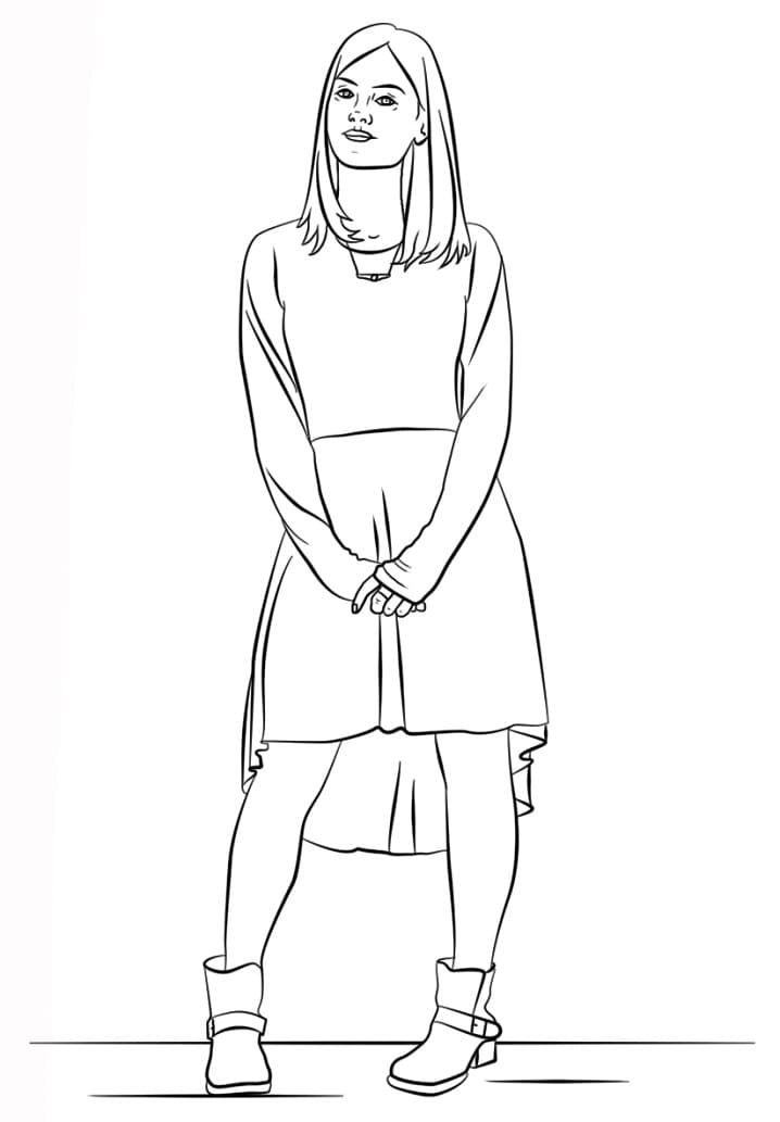 Clara Oswald Coloring Game Clara Oswald