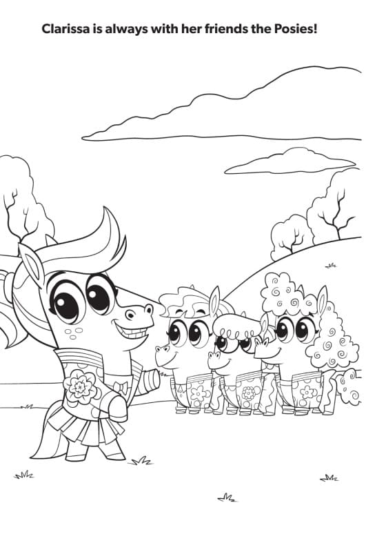 Clarissa and Friends Coloring Game Clarissa and Friends