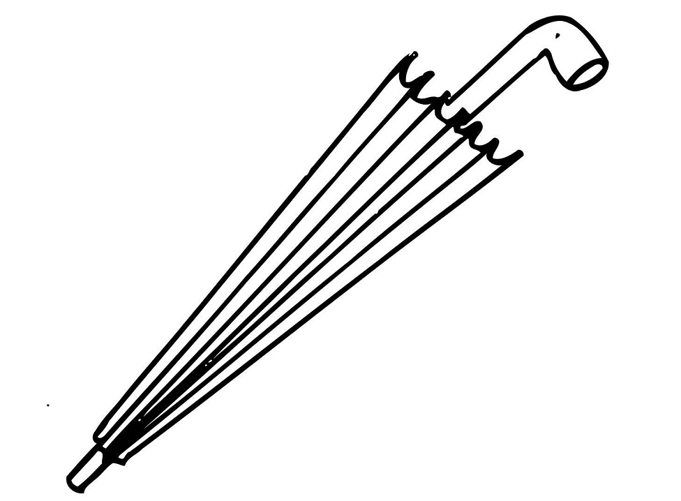 Closed Umbrella 1 Coloring Game Closed Umbrella 1