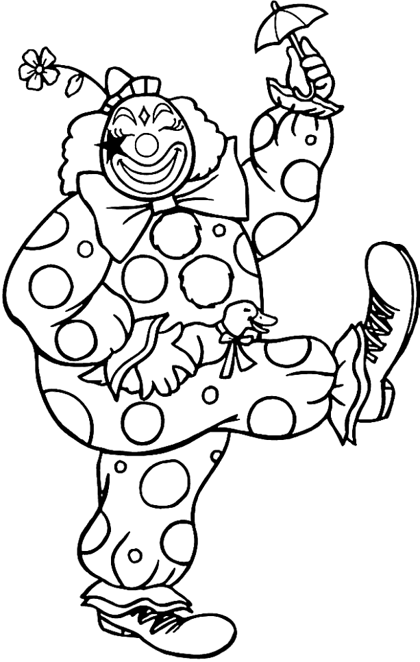 Clown 3 Coloring Game Clown 3