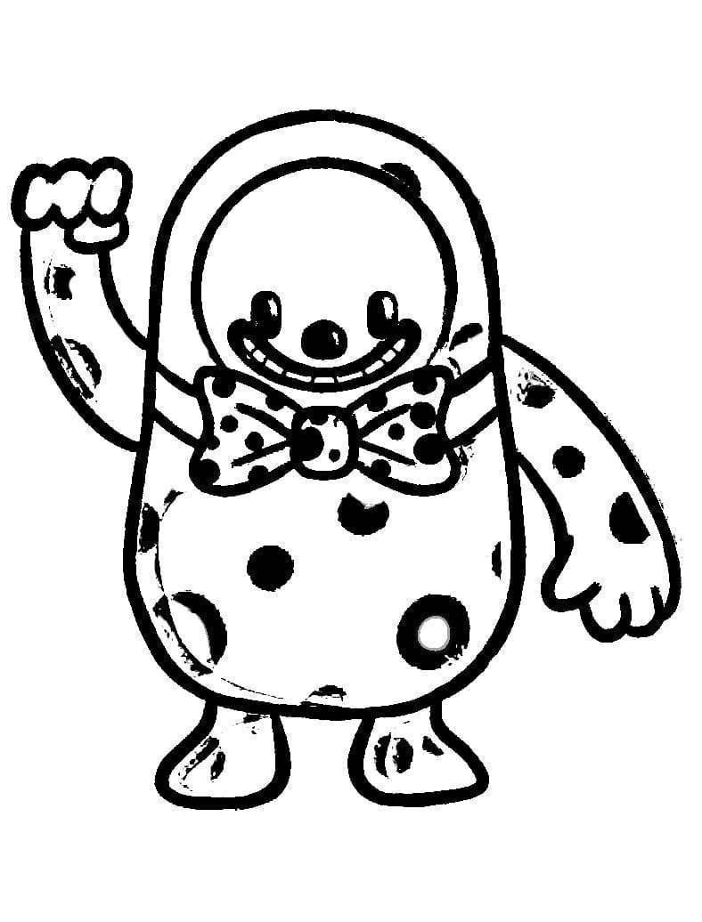 Clown Fall Guys Coloring Game Clown Fall Guys