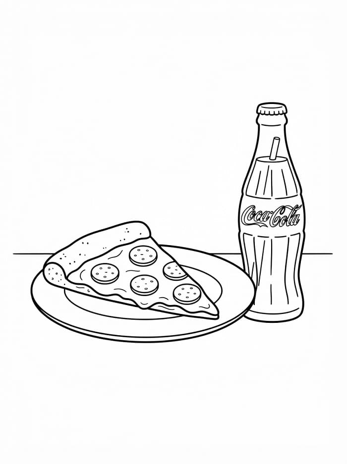 Coca Cola and Pizza