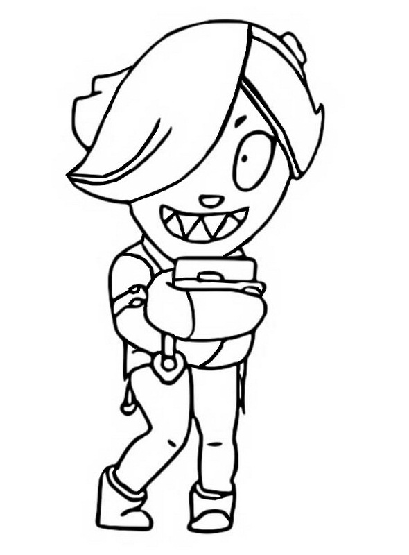 Colette Brawl Stars 2 Coloring Game Colette Brawl Stars 2