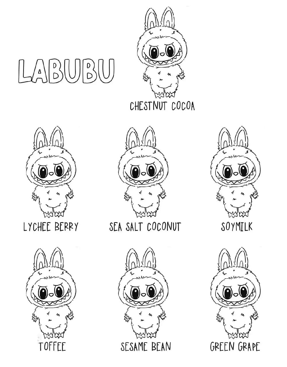 Collection of Labubu