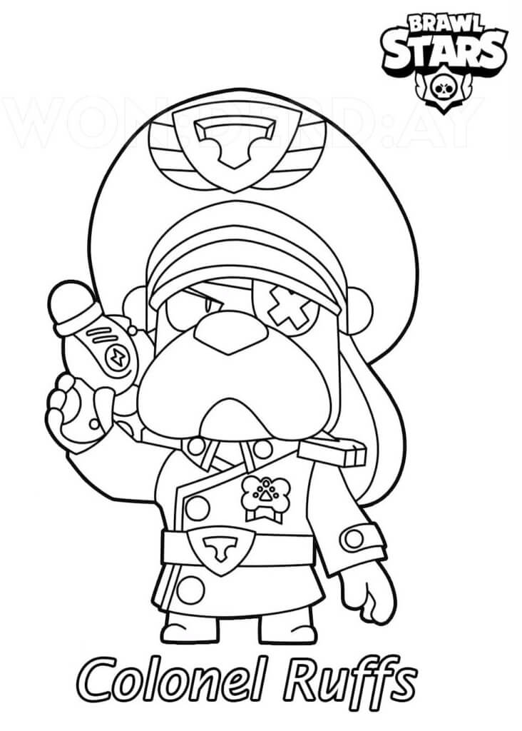 Colonel Ruffs Coloring Game Colonel Ruffs