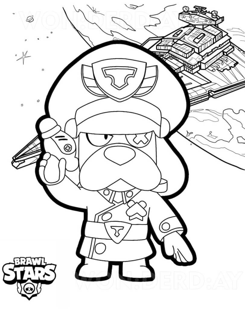 Colonel Ruffs in Space Coloring Game Colonel Ruffs in Space