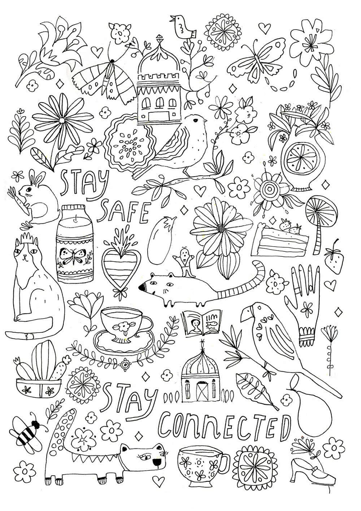 Coloring Book for Personal Diary