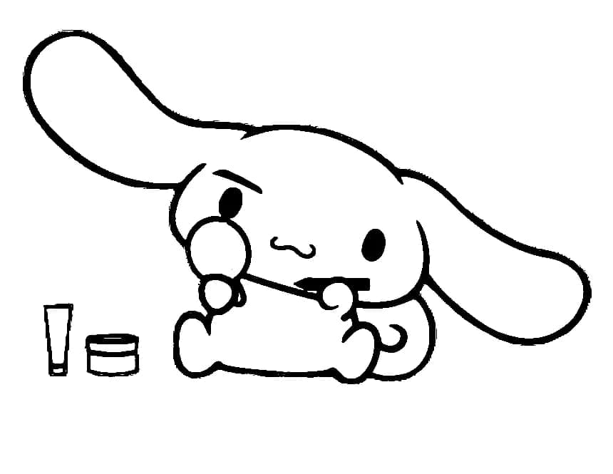 Confused Cinnamoroll Coloring Game Confused Cinnamoroll