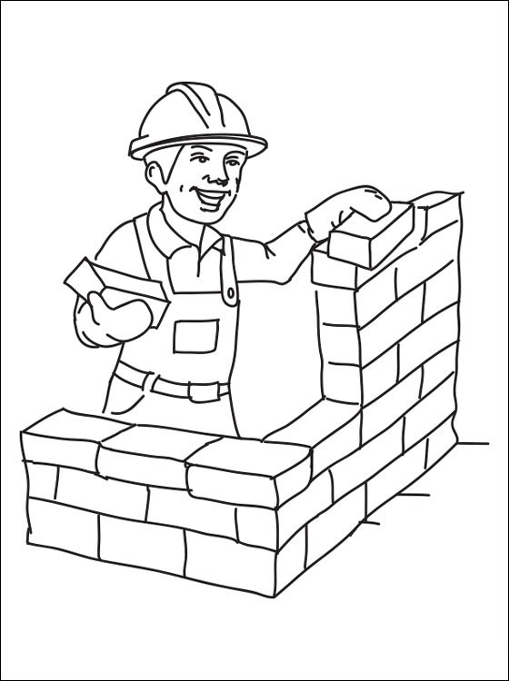 Construction Worker is Smiling