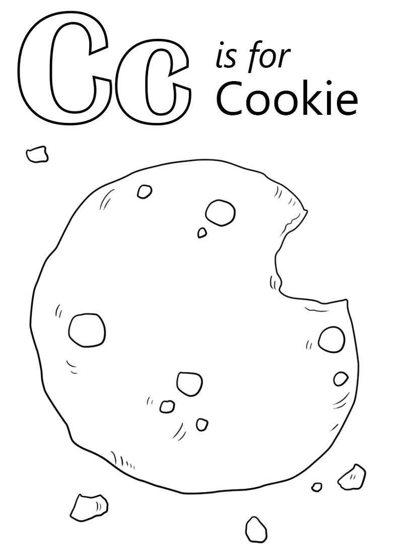Cookie Letter C