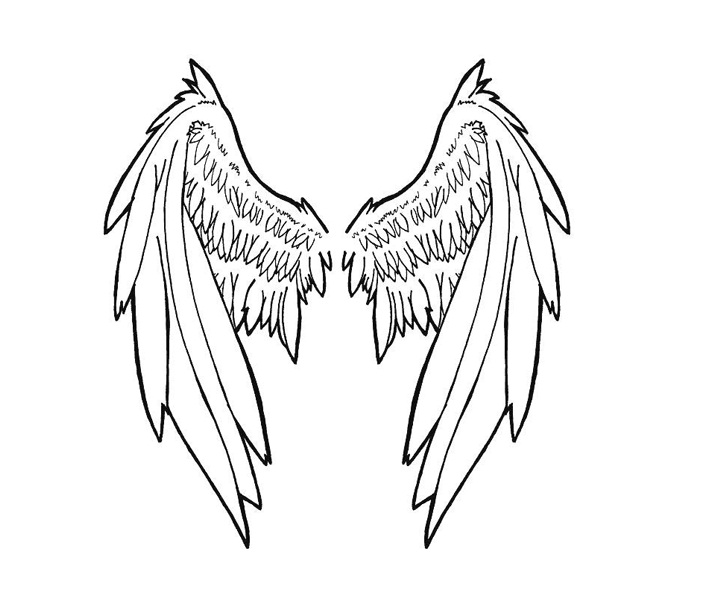Awesome Angel Wings Coloring - Play Free Coloring Game Online