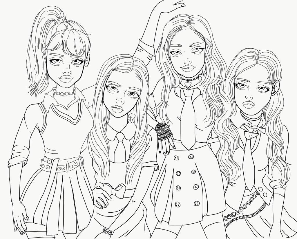 Cool Blackpink Coloring Game Cool Blackpink