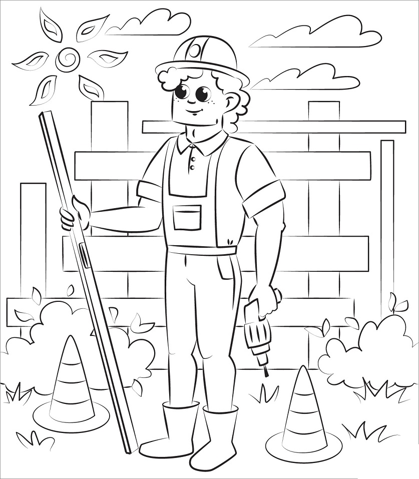 Cool Construction Worker