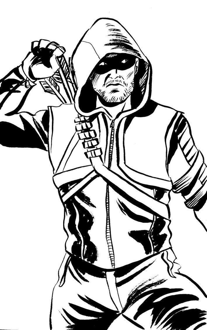 Cool Green Arrow Coloring Game Cool Green Arrow
