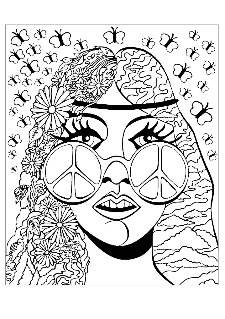 Cool Hippie Girl 1