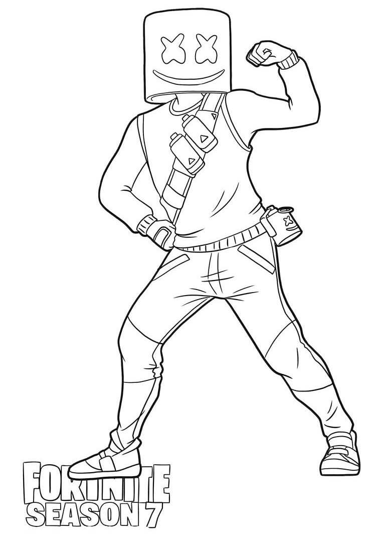 Cool Marshmello Fortnite