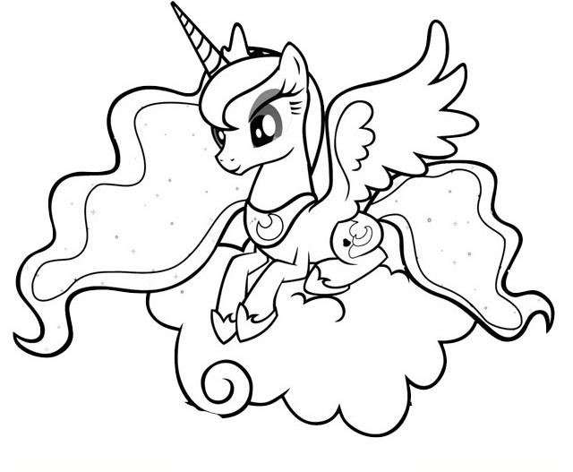 Cool Princess Luna Coloring Game Cool Princess Luna