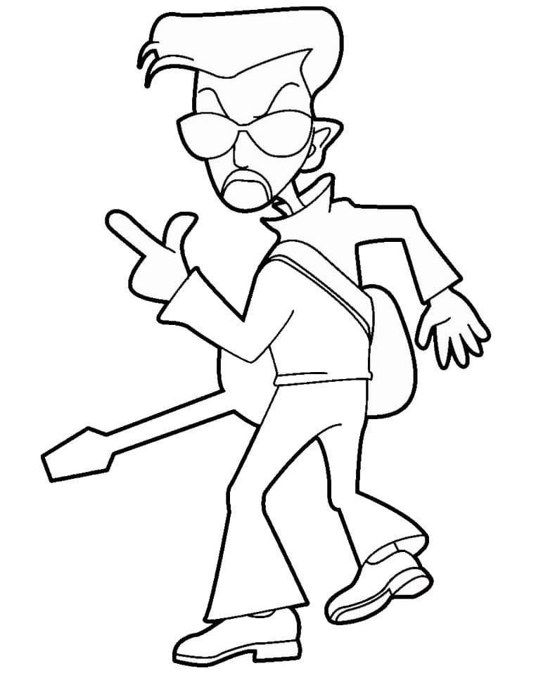 Cool Rockstar Coloring Game Cool Rockstar