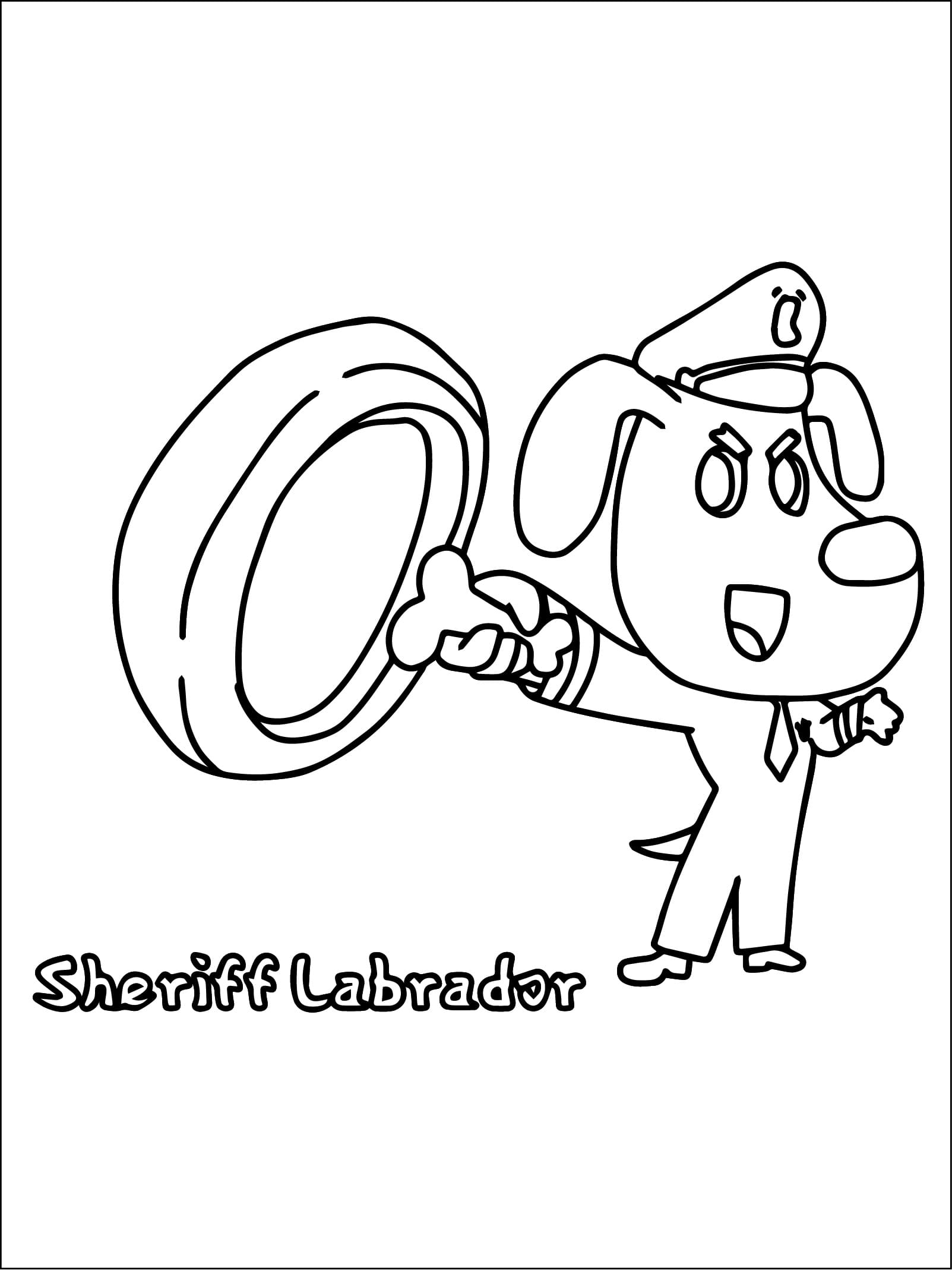 Cool Sheriff Labrador